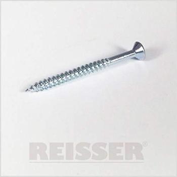 Silver 4 mm x ½″ Twin Thread Wood Screws – 200‑piece Box