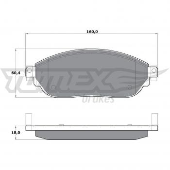 TOMEX Brakes TX 17‑04 – Pack plaquettes de frein haute performance