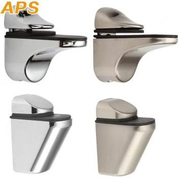 Chrome Alloy Glass Clamps – Zinc Alloy Adjustable Shelf Support