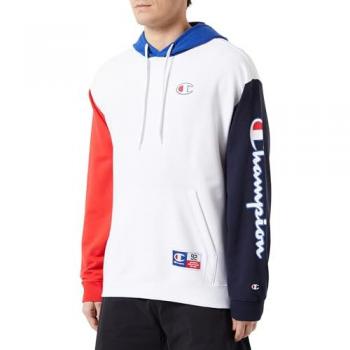 Sudadera con capucha Champion Legacy Retro Sport para hombre, color blanco, talla XL