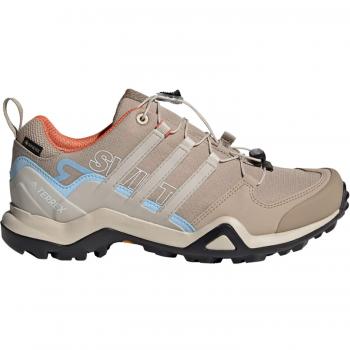 Damen adidas Terrex Swift R2 GTX Trail‑Shoes – Trace Khaki + Collegiate Brown + Glossy Blue,