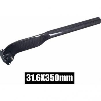 Tija de Bicicleta Carbono 27.2-31.6 con Acabado Brillante