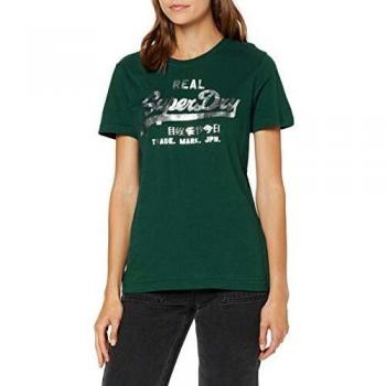 Camiseta Superdry Vintage Logo, Metalwork Entry, Verde, Large