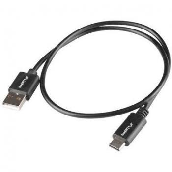 Lanberg Cavo USB 500 mm – CA‑USBO‑15CU‑0005‑BK (USB 2.0)