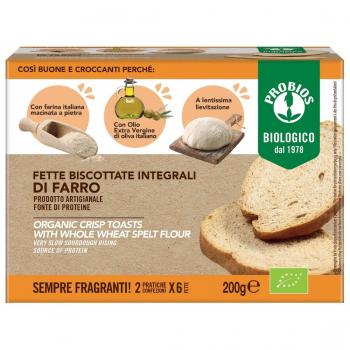Fette biscottate integrali di farro Probios