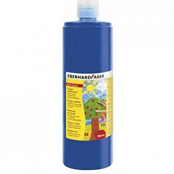 Eberhard Faber Auswaschbare Fingerfarbe, kobaltblau, 750 ml