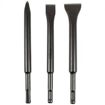 Set di punte per perforazione SDS Plus 3 pezzi: puntatore, pennello, pennello largo