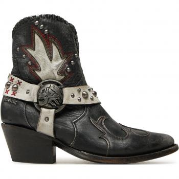 NEW ROCK Cowboystiefel in Schwarz – M-WSTM004-S2