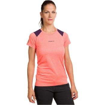 Camiseta corta térmica Trangoworld Trx2 Wm Pro Short para mujer, color rosa, talla L