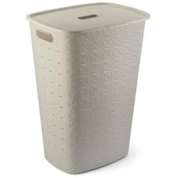 Curver Softex 56L Chalk White Laundry Hamper