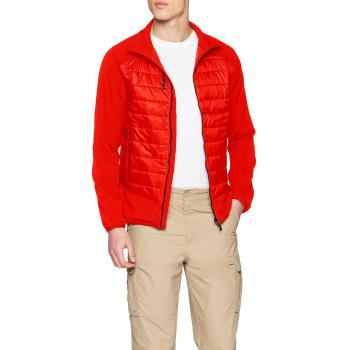 Lafuma Shift Hybrid JKT – Abrigo polar para hombre, Rojo