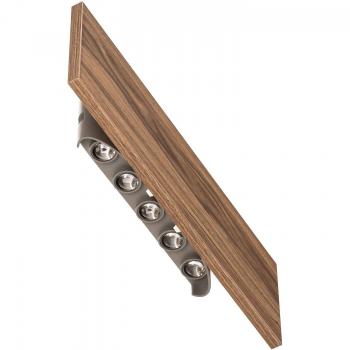 Appliques LED intégrées Palma – Décor bois, 45 cm, 3000 K