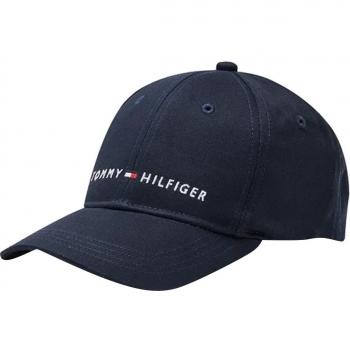 Cappello blu Tommy Hilfiger per bambino in cotone
