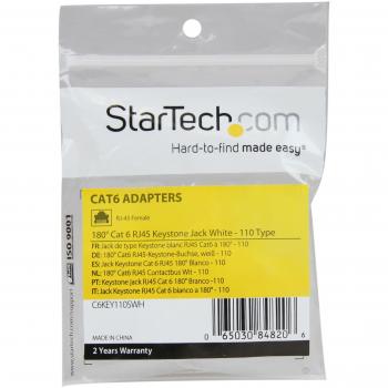 Accessorio rete Jack Cat 6 180° a parete