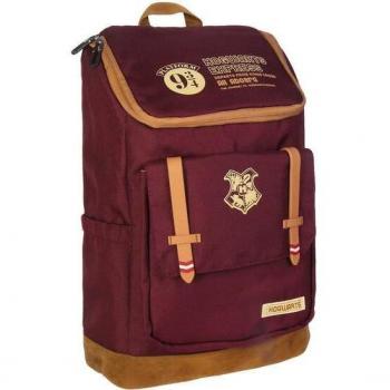 Mochila Casual Técnica Harry Potter Rojo Oscuro