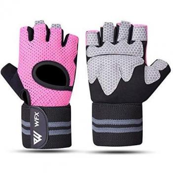 WFX Hanging Pull Ups Dumbbell Cycling Gloves for Men and Women
