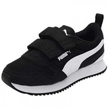PUMA R78 Kinder Laufschuhe Schwarz Weiß Größe 32