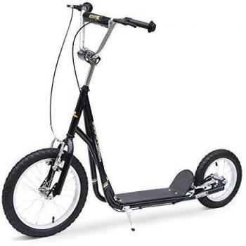 Trottinette Enfant HOMCOM Grands Pneus Guidon Réglable