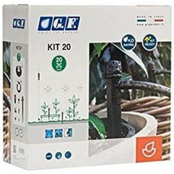 Sistema di irrigazione a goccia per 20 vasi con controllo temporizzato G.F. 8000-6105