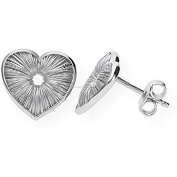 JuwelmaLux Elegante Herz Ohrstecker 925 Silber JL32-06-0004
