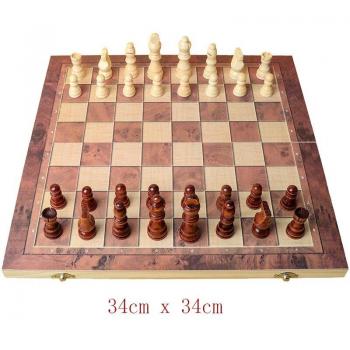 Travel-Friendly 3-in-1 Chess Board