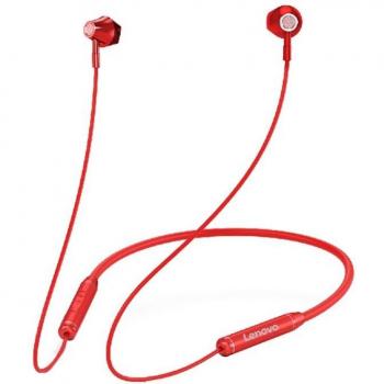 Lenovo HE06 Auriculares Inalámbricos para Deportes con Bluetooth 5.0, Banda para el Cuello y Micrófono
