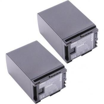 Batteries BP-827 compatibles avec Canon Vixia HF M301