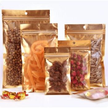 Bolsas de Aluminio con Cremallera para Dulces, 100 Uds