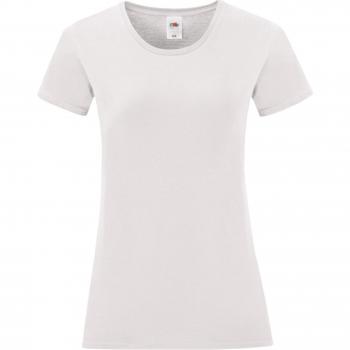 Fruit of the Loom Camiseta Blanca Mujer XL – Estilo Icónico 150