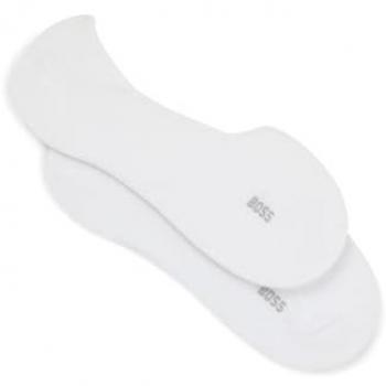 BOSS 2er-Pack Füßlinge Uni Weiß 45/46