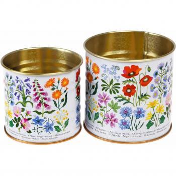 Boîte Métallique de Rangement Rex London Fleurs Sauvages