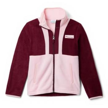 Junior Back Bowl II 8-Yr Red/Pink Fleece Zip