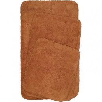 Tapis de bain terracotta 60x100 en coton doux Wecon Home Basics