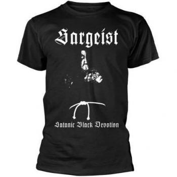 T-shirt noir unisexe Sargeist adulte