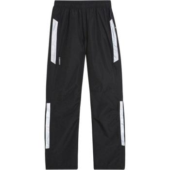 Madison Men's 2‑Layer Rainproof Overtrousers – Black & Reflective Design
