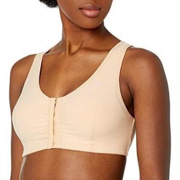 Amoena Frances Front Lace-Up Beige Bra (XL)