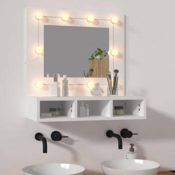 Armoire Prolenta 60x31,5x62 cm – Miroir lumineux en LED blanche