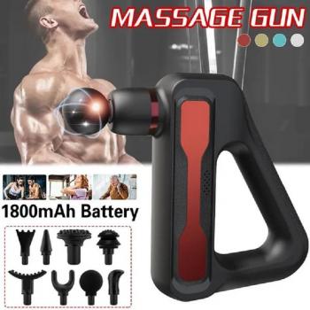 FasciaFit 8‑tête – pistolet de massage musculaire à haute vitesse