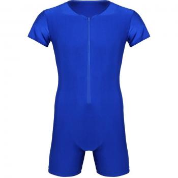 Traje de baño con cremallera frontal para hombre