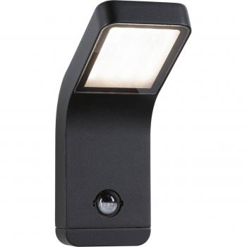 Paulmann Kulma 9W Outdoor LED Wall Light with Motion Detector – Ash Gray