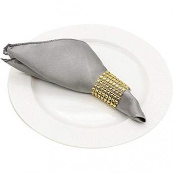50Pcs Satin Table Napkins for Home and Events 30x30cm