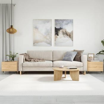 Couchtisch-Set 2 Stk. Sonoma-Eiche 50x50x40 cm Holzwerkstoff