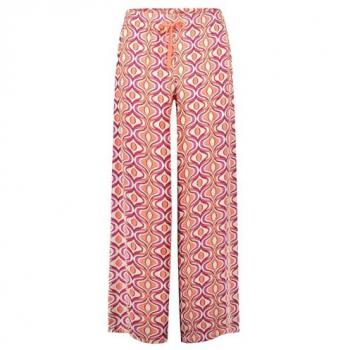 Cartoon Palazzohose mit flexiblem Gummizug