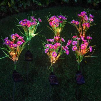 Lámpara LED de Jardín Crisantemo Solar