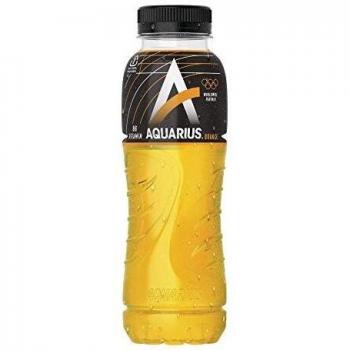 Aquarius Orange eau pétillante 33 cl, lot de 24 verres