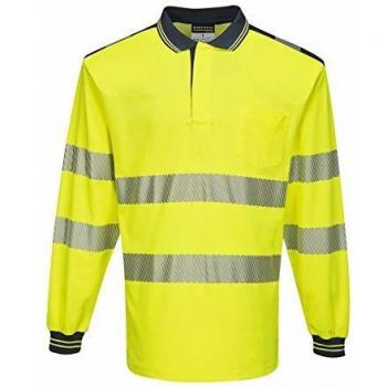 Polo Haute Visibilité PW3 Jaune/Marine Taille M Portwest