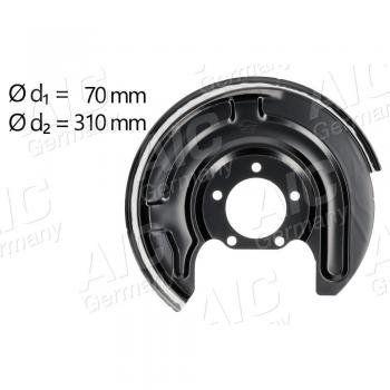 Chapa e Disco de Travão AIC 55977 – Solução de Desvio de Calor