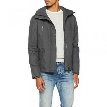Superdry Chaqueta Deportiva Polar Wind Attacker, Hombre, Verde