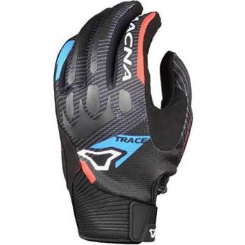 Trace MX Schutzhandschuhe von Macna – M – Schwarz, Rot, Blau