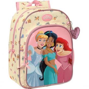 Disney Princesses Rucksack Beige Rosa (26 X 34 X 11 Cm)